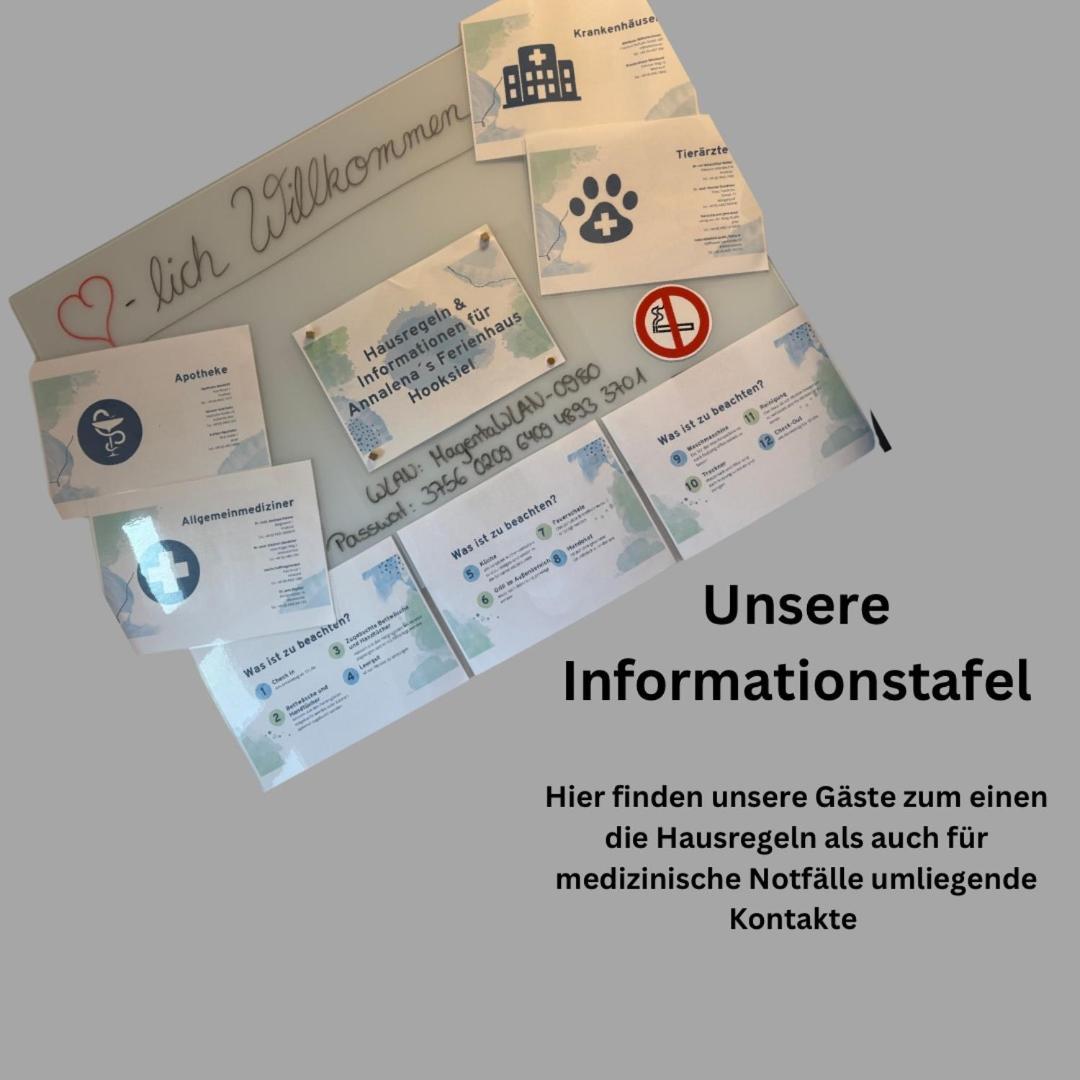 Annalena'S Ferienhaus Hooksiel Schillig Eksteriør bilde
